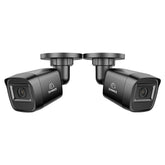 Certified Refurbished 2MP 2pcs Outdoor Bullet CCTV Cameras, Smart Human / Vehicle / Motion Detection(2-Pack)